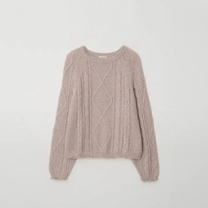[BUNJANG] Jenio Teddy Cable Knit / 제니오 테디케이블니트