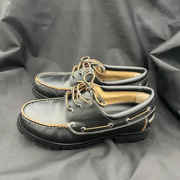 [BUNJANG] ZARA Timberland Authentic Style Black Leather Shoes / 자라 팀버랜드 어센틱맛 블랙 40사이즈