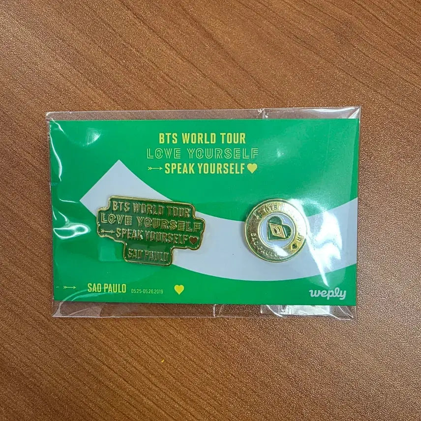 [BUNJANG] BTS Speak Yourself Sao Paulo Badge Set / 방탄소년단 스픽콘 상파울루 뱃지 세트
