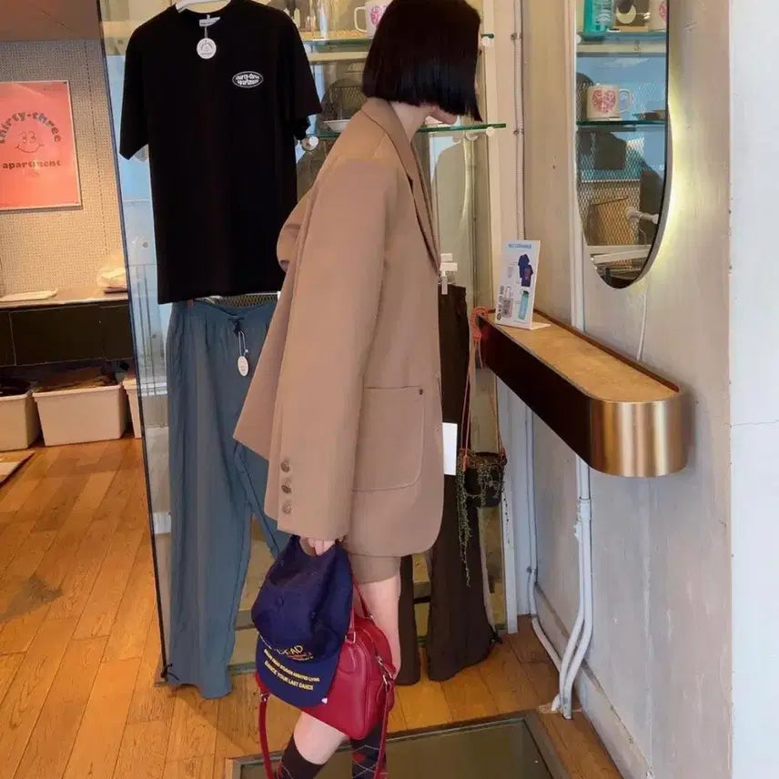 [SOLD OUT] 헬더베이지색 자켓