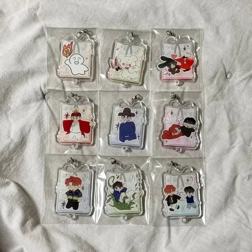 [SOLD OUT] 꿈자리가 이상한데요 투니크 콜카 트레이딩 아크릴 키링 전종 풀세트