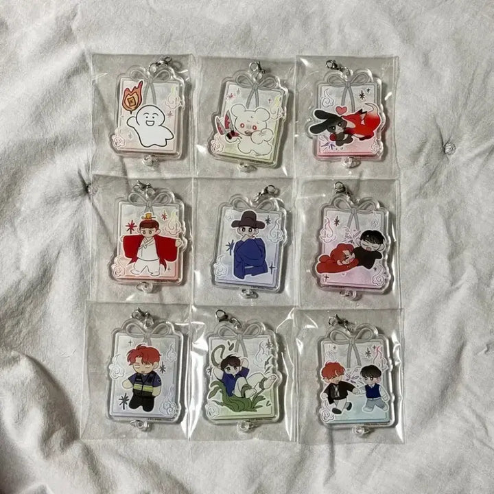 [SOLD OUT] 꿈자리가 이상한데요 투니크 콜카 트레이딩 아크릴 키링 전종 풀세트
