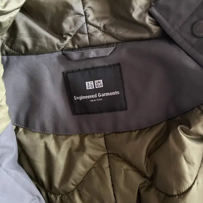 [BUNJANG] Uniqlo Engineer Garments PUFFTECH Hooded Coat / [유니클로 X 엔지니어드 가먼츠] PUFFTECH후드코트(히트텍) XL
