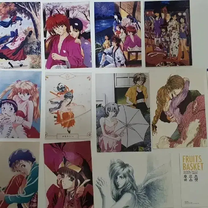 [BUNJANG] Anime Postcard and Photo Bundle / 바람의검신 천사금렵구 에반게리온 일본애니 엽서 사진 일괄