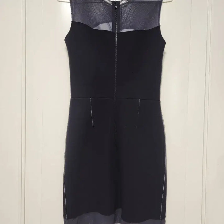 [BUNJANG] Sandro Navy Sheer Panel Midi Dress / sandro 산드로 원피스