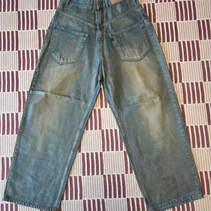 [BUNJANG] Project G/R Coated Backward Denim Pants Blue / [2]프로젝트 G/R 코티드 백워드 데님 팬츠 블루