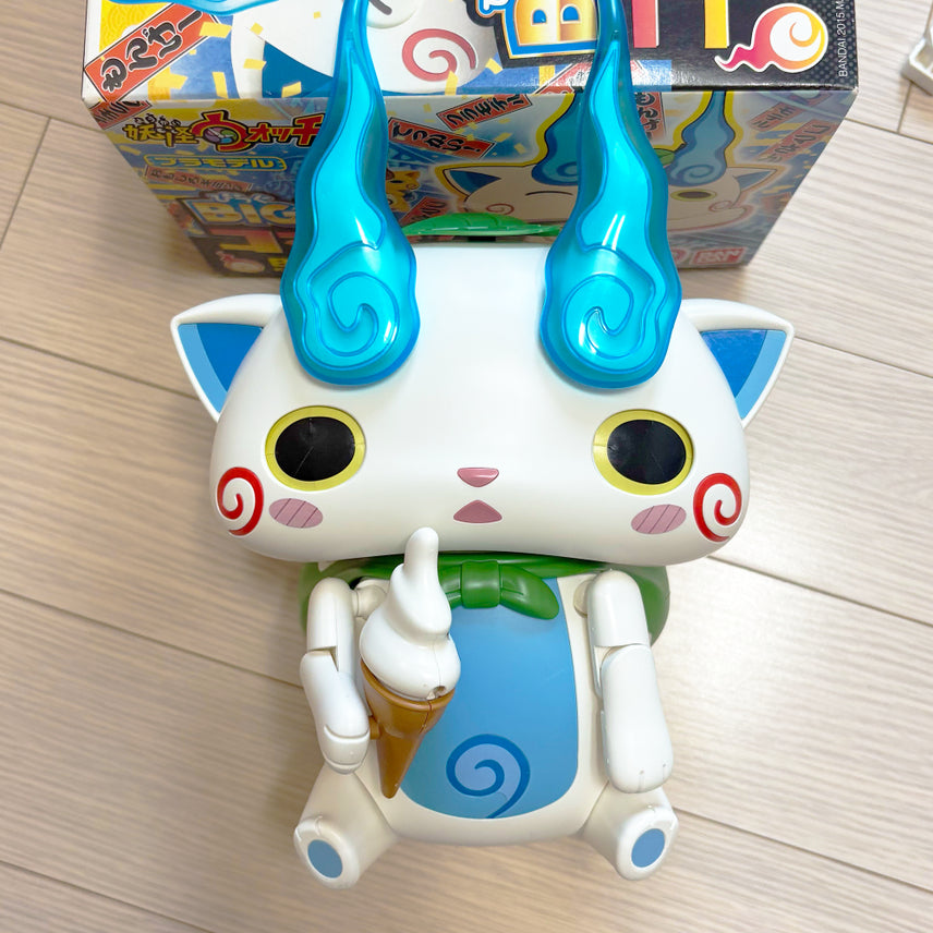 [BUNJANG] Bandai Yokai Watch BIG Komasan White Dog Figure / 요괴워치 반다이 프라모델 BIG 구리 코마상 백멍이
