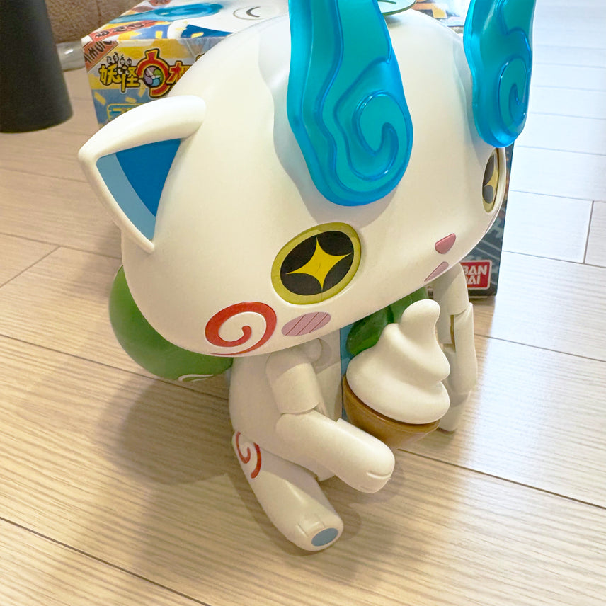 [BUNJANG] Bandai Yokai Watch BIG Komasan White Dog Figure / 요괴워치 반다이 프라모델 BIG 구리 코마상 백멍이