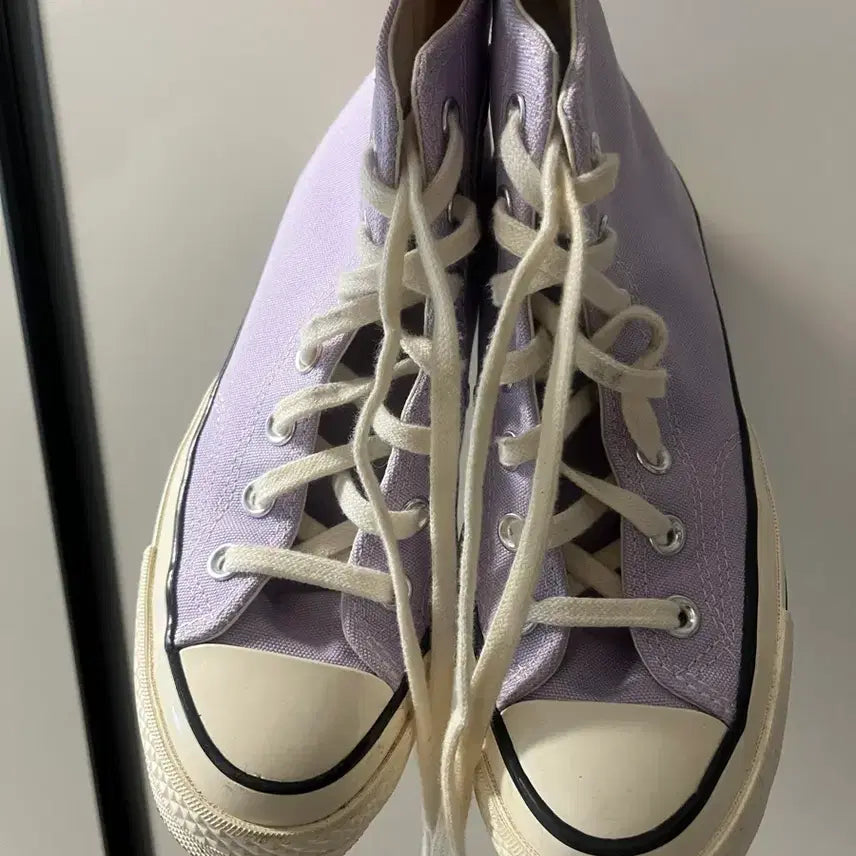 [BUNJANG] Converse Chuck Taylor 1970s High Moonstar Purple Sneakers / (240)컨버스 척테일러 1970s 하이 문스타 퍼플 연보라