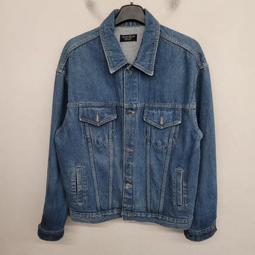 [BUNJANG] RENDEZ Denim Jacket (Washed) - Men&