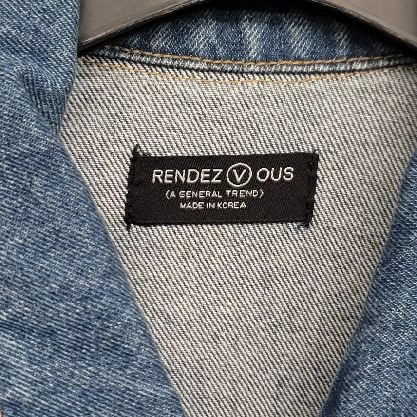 [BUNJANG] RENDEZ Denim Jacket (Washed) - Men&