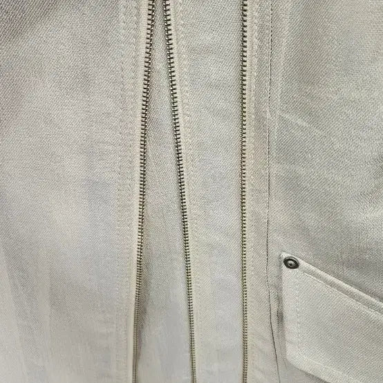[BUNJANG] Issey Miyake Ivory Denim Coat / 이세이미야케 코트