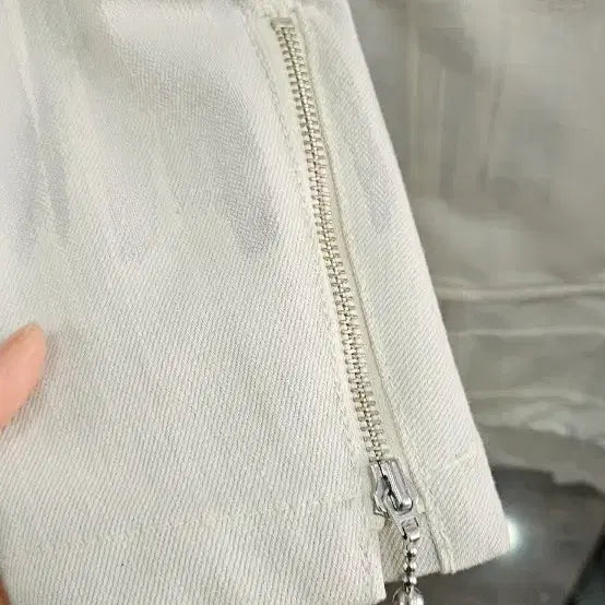 [BUNJANG] Issey Miyake Ivory Denim Coat / 이세이미야케 코트