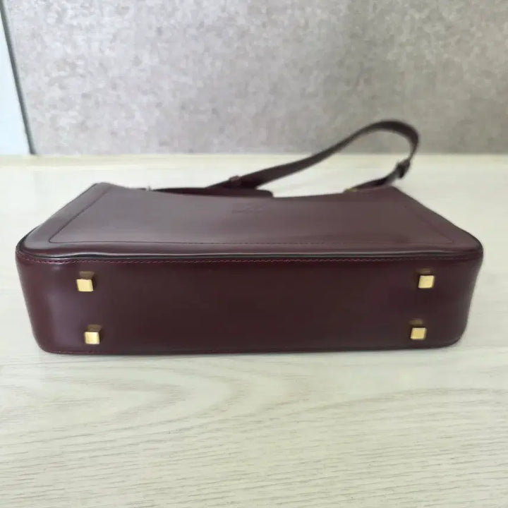 [BUNJANG] Louis Quatorze Burgundy Shoulder Crossbody Bag / 루이까또즈 숄더백 겸용 크로스백