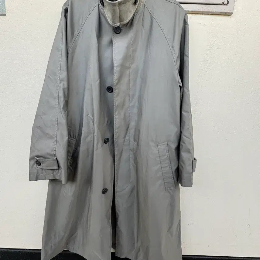 [BUNJANG] Ermenegildo Zegna Vintage Mac Coat Gray Size 48 / 빈티지 제냐 맥코트 그레이 48사이즈