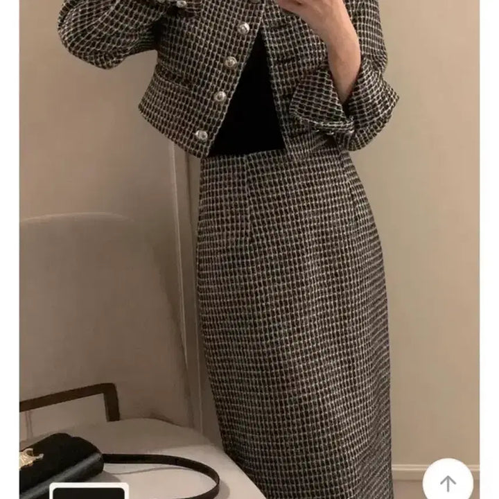 [BUNJANG] Sonnyeo Recipe Tweed Two-Piece Set / 소녀레시피 트위드 투피스 세트
