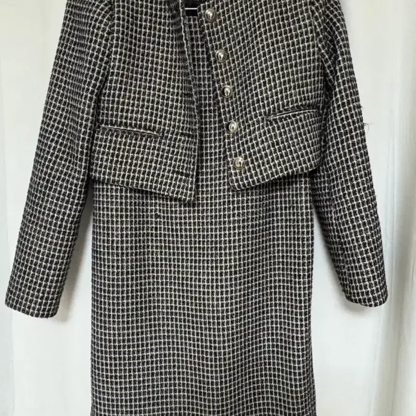 [BUNJANG] Sonnyeo Recipe Tweed Two-Piece Set / 소녀레시피 트위드 투피스 세트