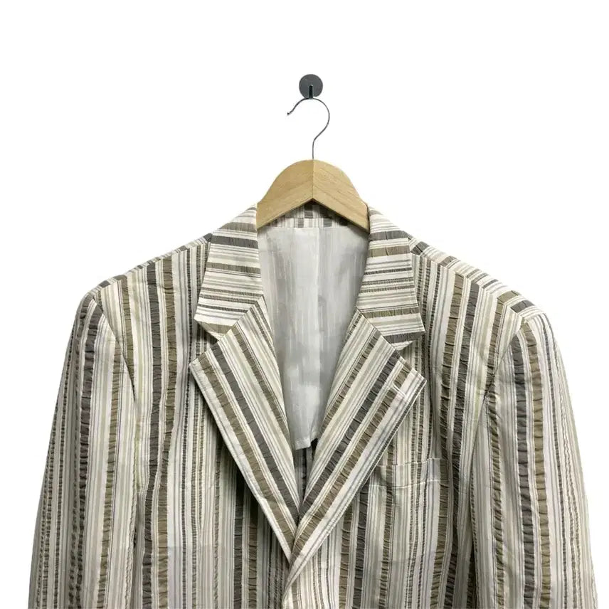 [BUNJANG] Beverly Hills Polo Club Striped Blazer Jacket XL / 비버리힐스 폴로 스트라이프 패턴 블레이저 자켓 XL