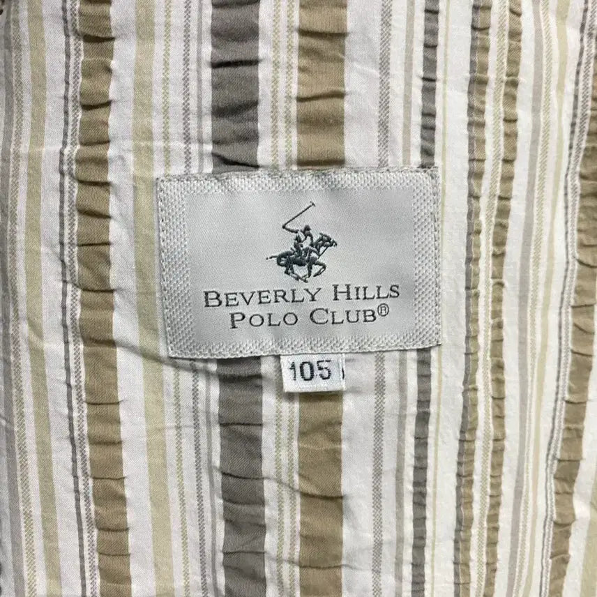[BUNJANG] Beverly Hills Polo Club Striped Blazer Jacket XL / 비버리힐스 폴로 스트라이프 패턴 블레이저 자켓 XL