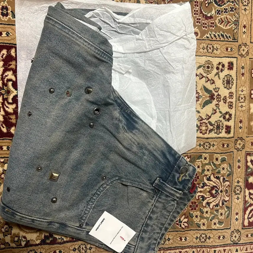 [BUNJANG] Jaded London Studded Grey Wash Colossus Jeans / 새상품 제이디드런던 studded grey wash 콜로서스진