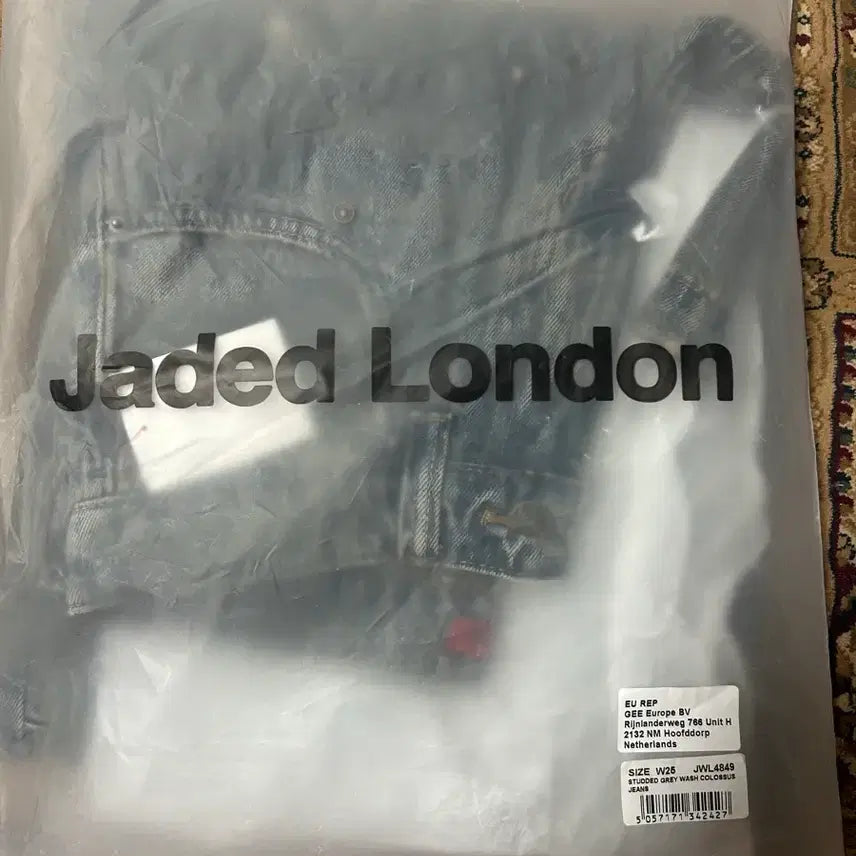 [BUNJANG] Jaded London Studded Grey Wash Colossus Jeans / 새상품 제이디드런던 studded grey wash 콜로서스진