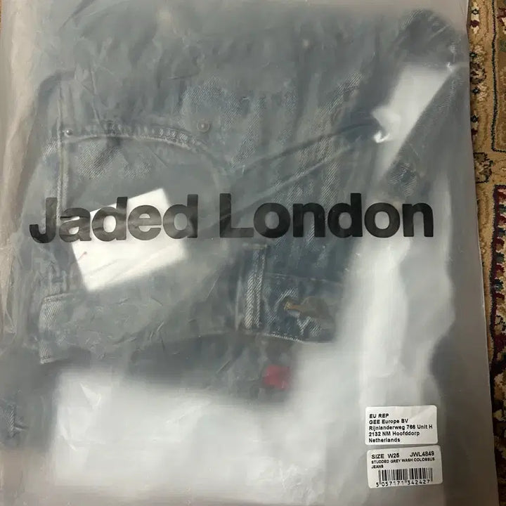 [BUNJANG] Jaded London Studded Grey Wash Colossus Jeans / 새상품 제이디드런던 studded grey wash 콜로서스진