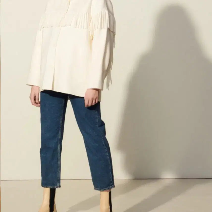 [BUNJANG] Sandro Wool Fringe Handmade Coat Jacket / [새상품] 산드로 울 프린지 하프 셔츠 핸드메이드 코트 자켓