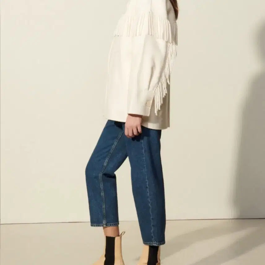 [BUNJANG] Sandro Wool Fringe Handmade Coat Jacket / [새상품] 산드로 울 프린지 하프 셔츠 핸드메이드 코트 자켓