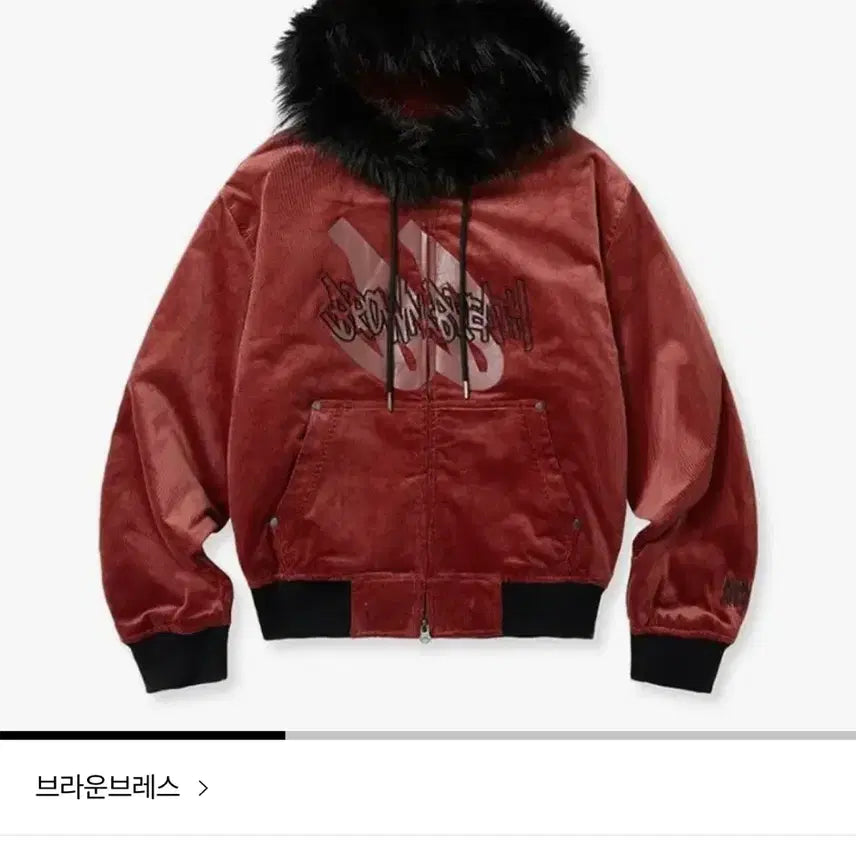 [BUNJANG] Brownbreath Corduroy Rude Fur Jumper / 브라운브레스 코듀로이 루드 퍼 점퍼 판매합니다.