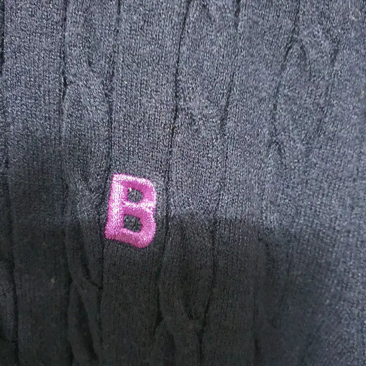 [BUNJANG] Ben Simon Cable Knit T-Shirt / O6 벤시몽 여성 반팔 케이블 니트티셔츠 XL 23년식