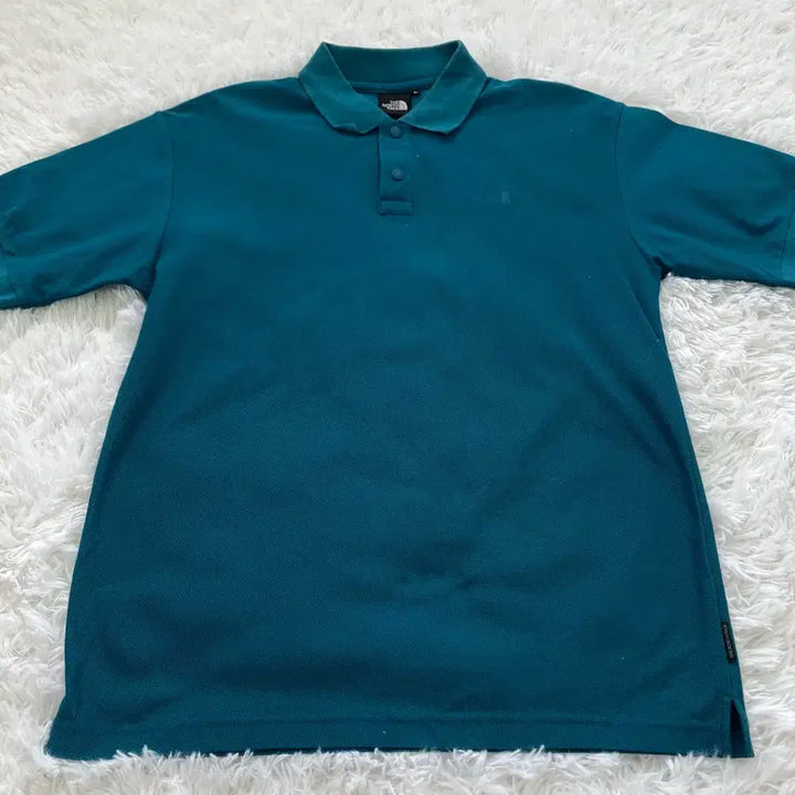 [BUNJANG] Vintage The North Face Teal Polo Shirt / 빈티지 노스페이스 청록 카라 반팔 965 y2k 스트릿 갸루 펑키 일본빈