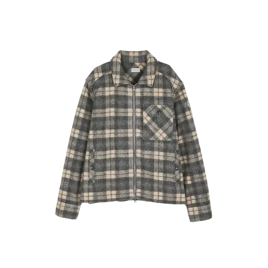 [BUNJANG] Moncler Tartan Long-Sleeve Shirt / 몽클레르 롱슬리브 타탄 셔츠
