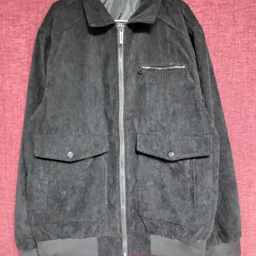 [BUNJANG] Black Corduroy Jacket 2XL / 검정 코듀로이 자켓 2XL