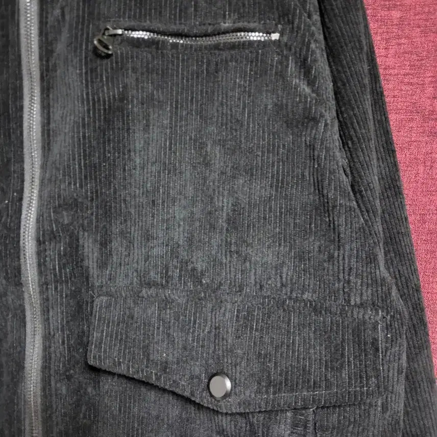 [BUNJANG] Black Corduroy Jacket 2XL / 검정 코듀로이 자켓 2XL