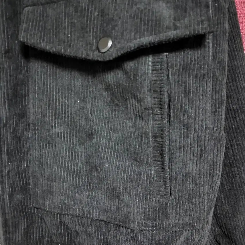 [BUNJANG] Black Corduroy Jacket 2XL / 검정 코듀로이 자켓 2XL