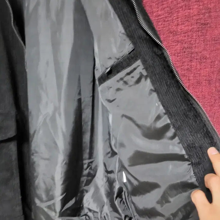 [BUNJANG] Black Corduroy Jacket 2XL / 검정 코듀로이 자켓 2XL