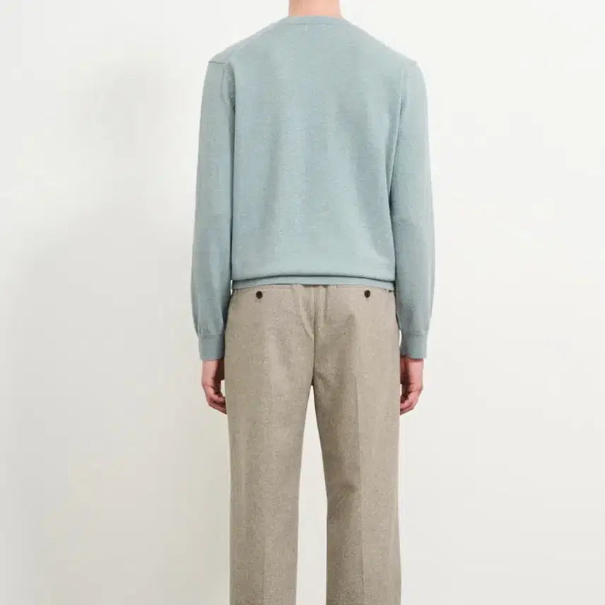 [BUNJANG] Time Homme Cashmere Round Neck Knit Top / 타임옴므 캐시미어 라운드넥 니트 탑