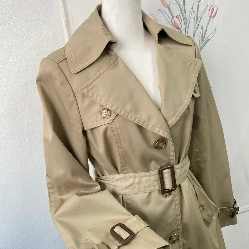 [BUNJANG] SI Beige Trench Coat for Women / 씨 SI 베이지색 트렌치코트 여성용