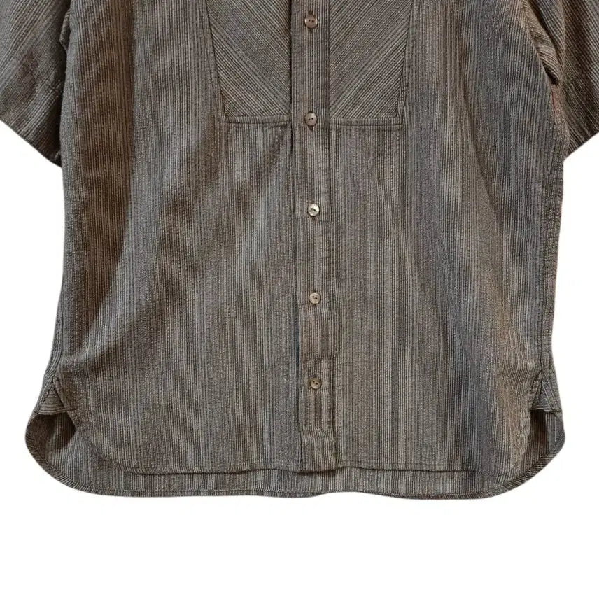 [BUNJANG] Snow Peak Japan Short Sleeve Shirt Brown / S/ 스노우피크 재팬 반팔 셔츠 브라운 /0317