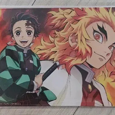 [BUNJANG] Demon Slayer Tanjiro &amp; Rengoku Acrylic Panel / 귀멸의칼날 귀칼 무한열차 탄지로 렌고쿠 아크릴 패널