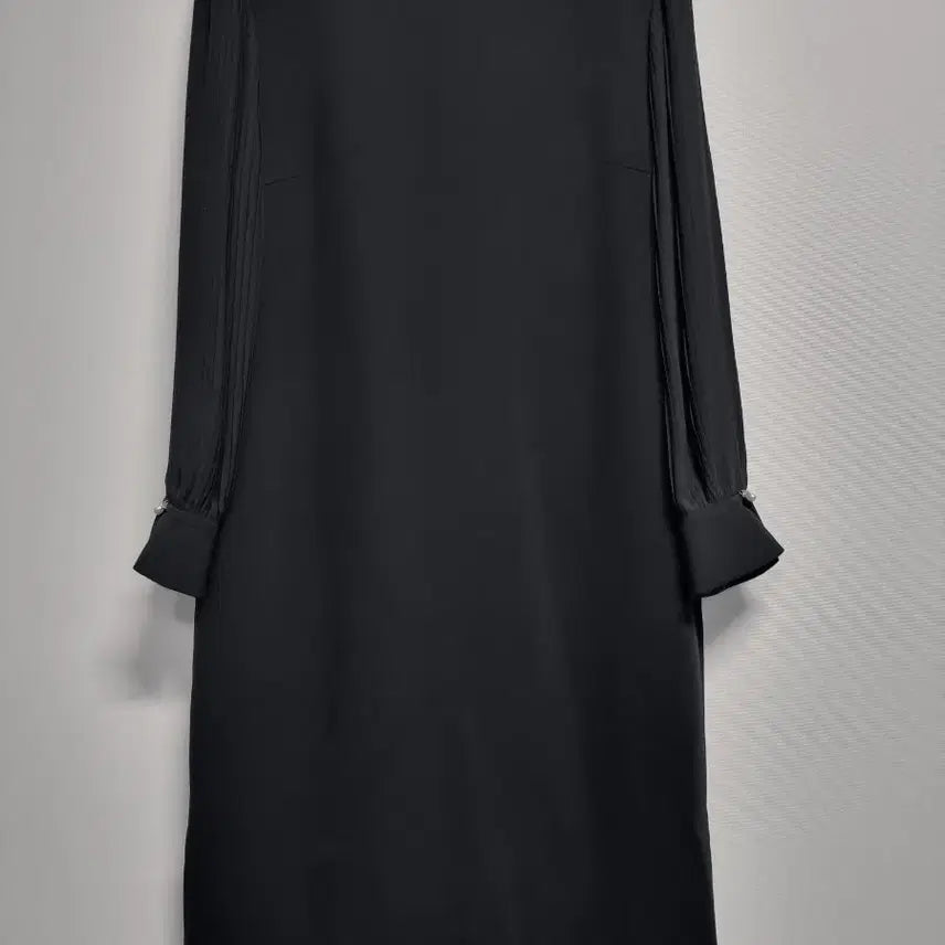 [BUNJANG] Cresson Black Chiffon Sleeve Dress / 크레송 블랙 쉬폰 소매 원피스