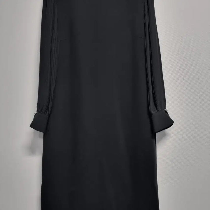 [BUNJANG] Cresson Black Chiffon Sleeve Dress / 크레송 블랙 쉬폰 소매 원피스