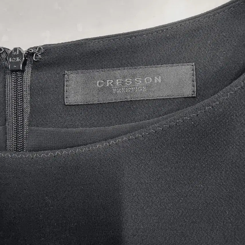 [BUNJANG] Cresson Black Chiffon Sleeve Dress / 크레송 블랙 쉬폰 소매 원피스