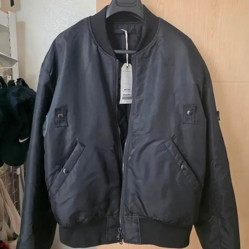 [BUNJANG] Spectator x Neurin Yangban Black MA-1 Bomber Jacket / [L] 스펙테이터 x 느린양반 블랙 ma1 마원