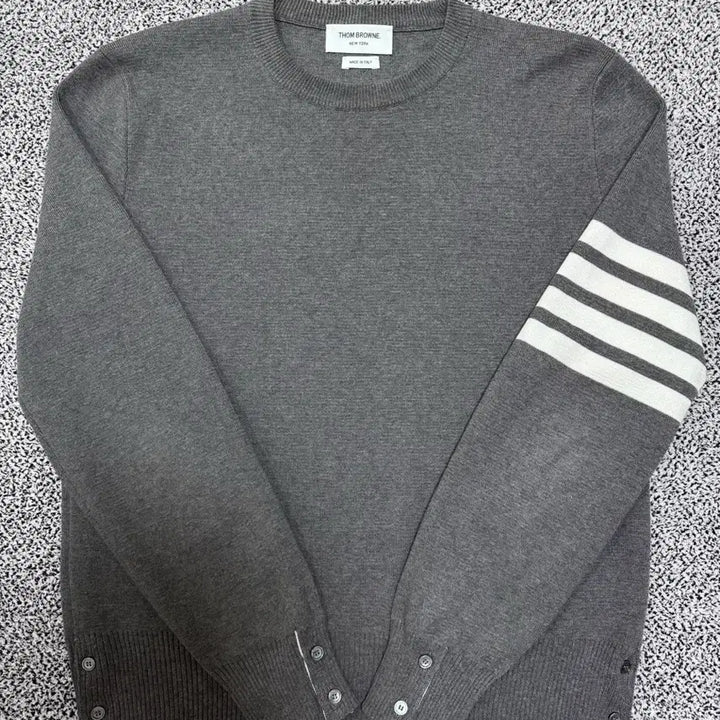 [BUNJANG] Thom Browne Milano Stitch Knit Sweater / 톰브라운 밀라노스티치 니트 2사이즈 그레이