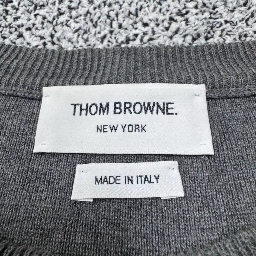 [BUNJANG] Thom Browne Milano Stitch Knit Sweater / 톰브라운 밀라노스티치 니트 2사이즈 그레이