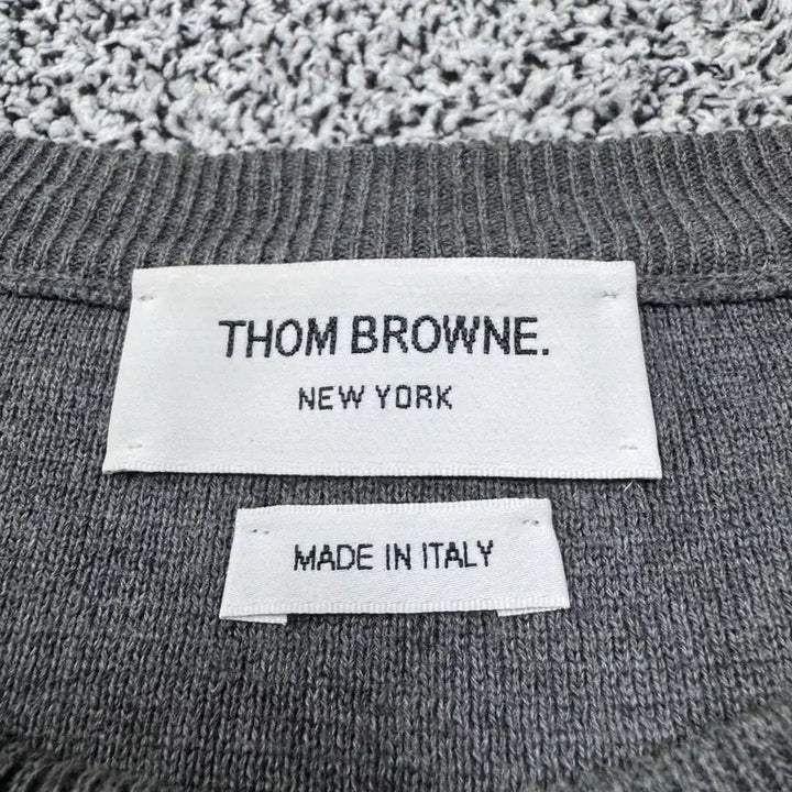 [BUNJANG] Thom Browne Milano Stitch Knit Sweater / 톰브라운 밀라노스티치 니트 2사이즈 그레이