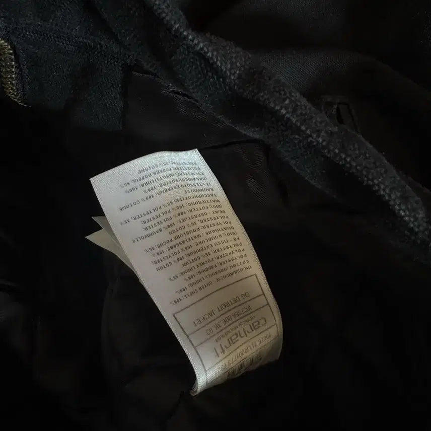 [BUNJANG] Carhartt WIP Organic Dearborn Canvas OG Detroit Jacket - Black Aged / 칼하트 WIP 오가닉 디어본 캔버스 OG 디트로이트 자켓 블랙 에이지드