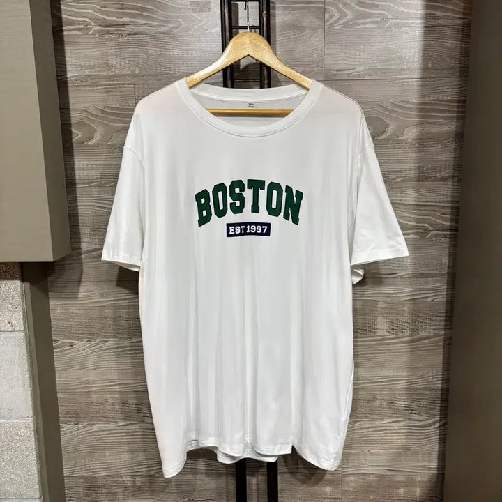 [BUNJANG] Boston Printing T-shirt (nbb261) - 2XL-3XL / 보스턴 프린팅 반팔티 2XL-3XL(nbb261 티셔츠