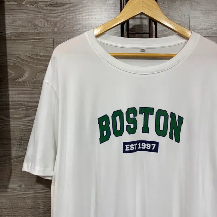 [BUNJANG] Boston Printing T-shirt (nbb261) - 2XL-3XL / 보스턴 프린팅 반팔티 2XL-3XL(nbb261 티셔츠
